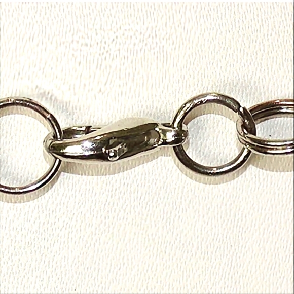 Blue and white beaded double strand necklace - Picture 4 of 4